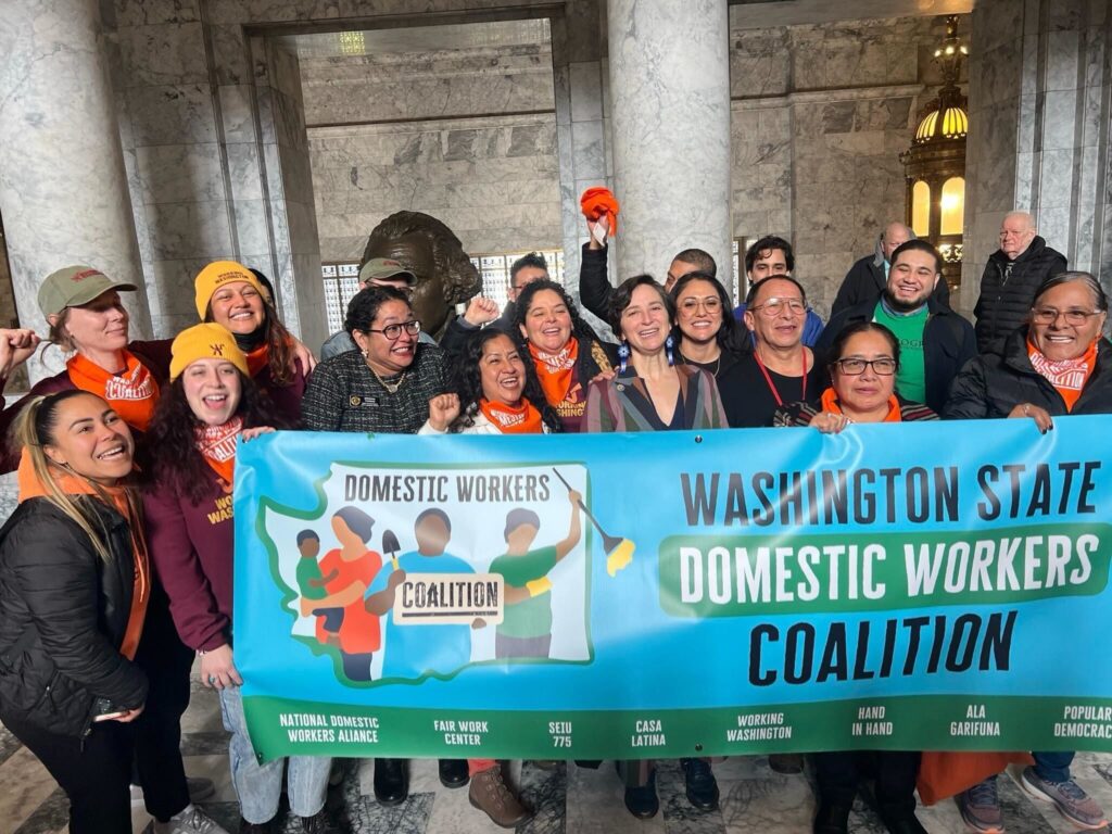 Carta de Derechos de las Trabajadoras del Hogar en camino a convertirse en ley en el estado de Washington.